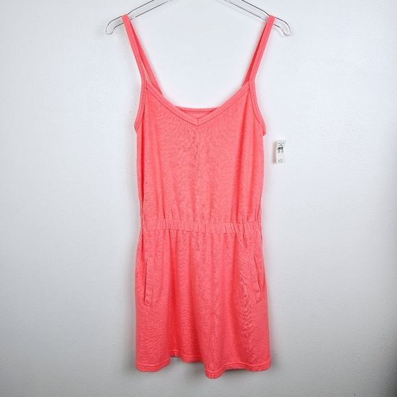 Offline by Aerie Coral Terry Cloth Swimsuit Coverup Dress NWT - Picture 1 of 11